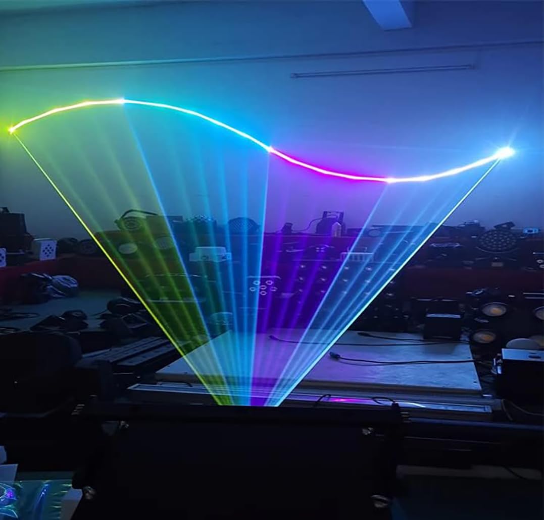 5W RGB Full Color Animazione Effetto Illuminazione Luci Della Fase DJ Disco Fascio Luce con DMX/APP per il Partito di Nozze Bar Halloween Natale Club Concerto Evento Illuminazione Show