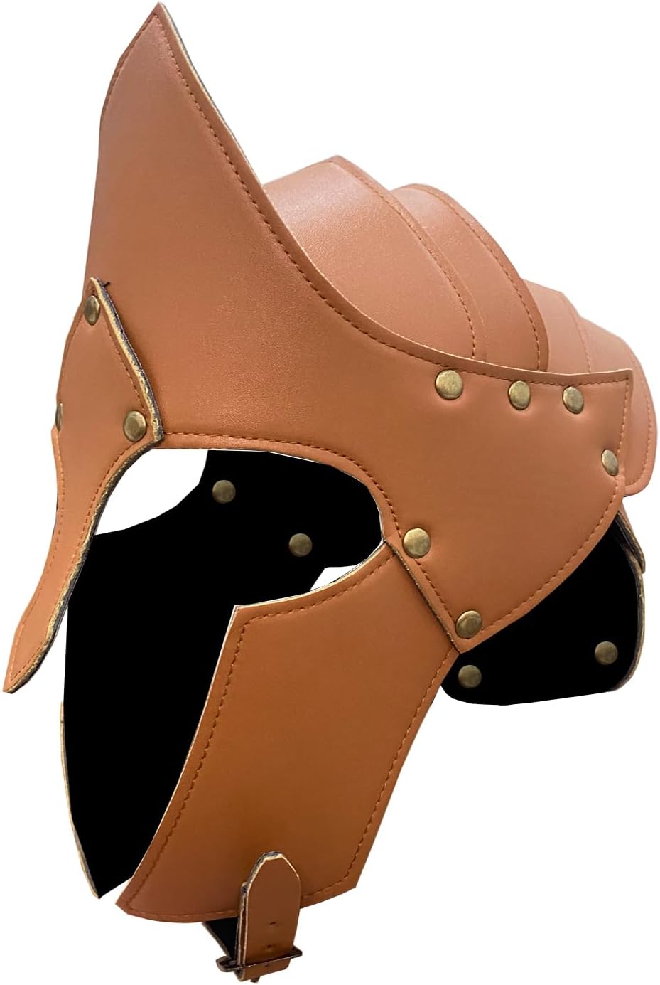 Ucosbros Medieval Helmets Knight Helmet Viking Helmets PU Leather Helmet For LARP Party