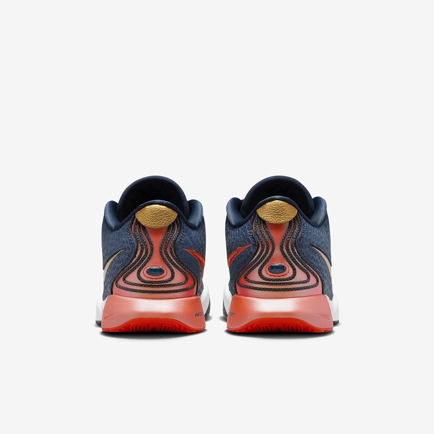 Lebron XXI Big Kids' Basketball Shoes (FV3606-400, Armory Navy/Cosmic Clay/White/Metallic Gold) Size 6