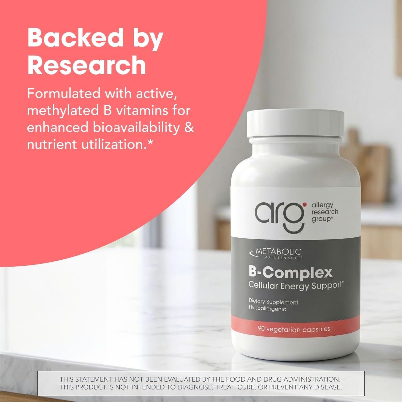 Metabolic Maintenance B-Complex Vitamins, 90 Capsules — Amazon image 5