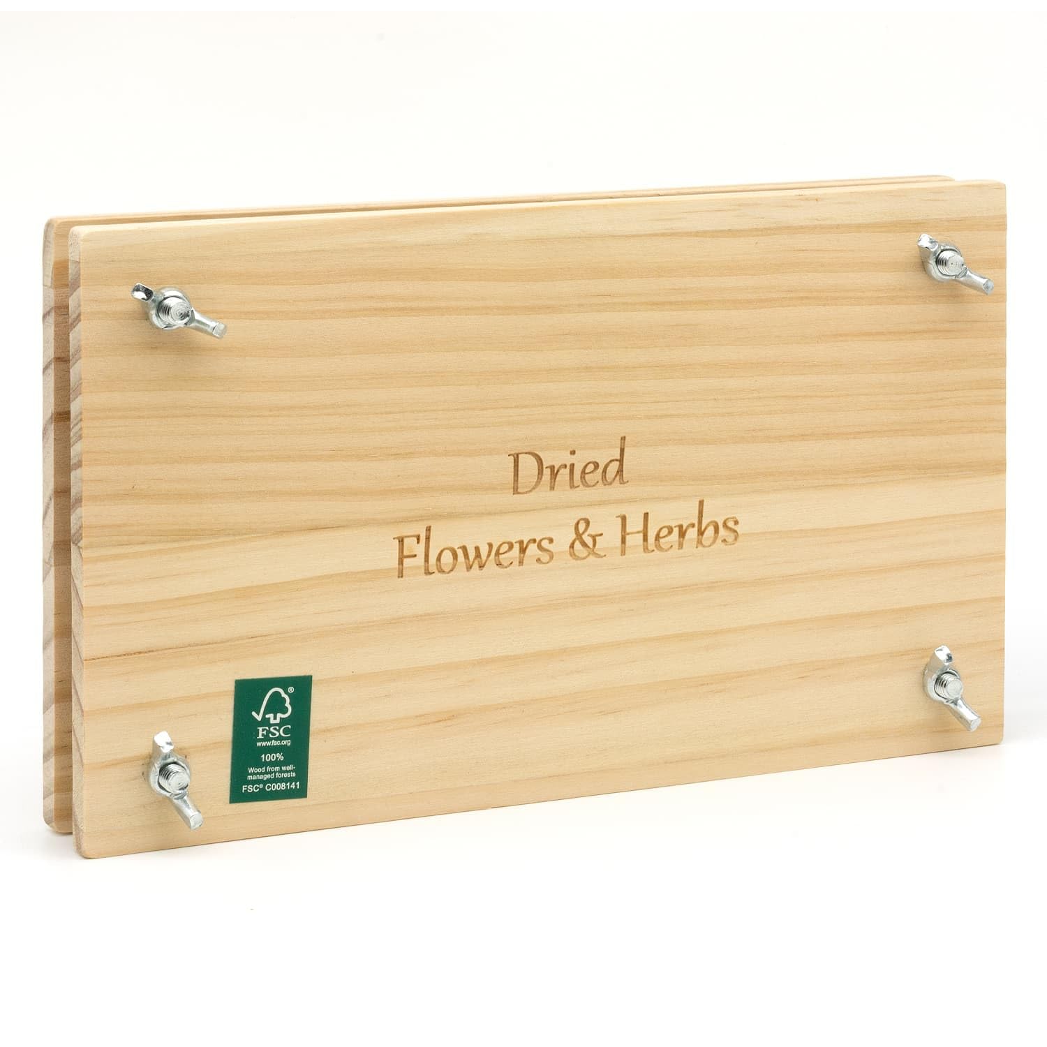CKB LTD Kit de prensa de flores - Prensa de madera para manualidades y artesanías DIY para adultos, niños, creadores amantes de la naturaleza, prensa para flores, hojas y hierbas en flor, regalo 14.1