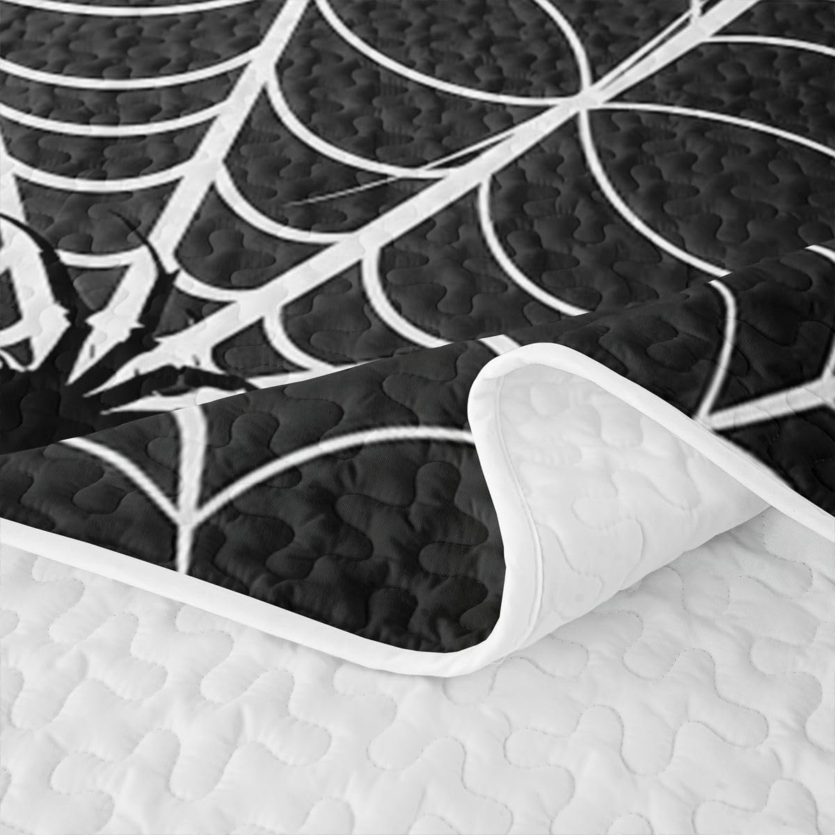 Homewish Set copripiumino matrimoniale per Halloween, 3 pezzi