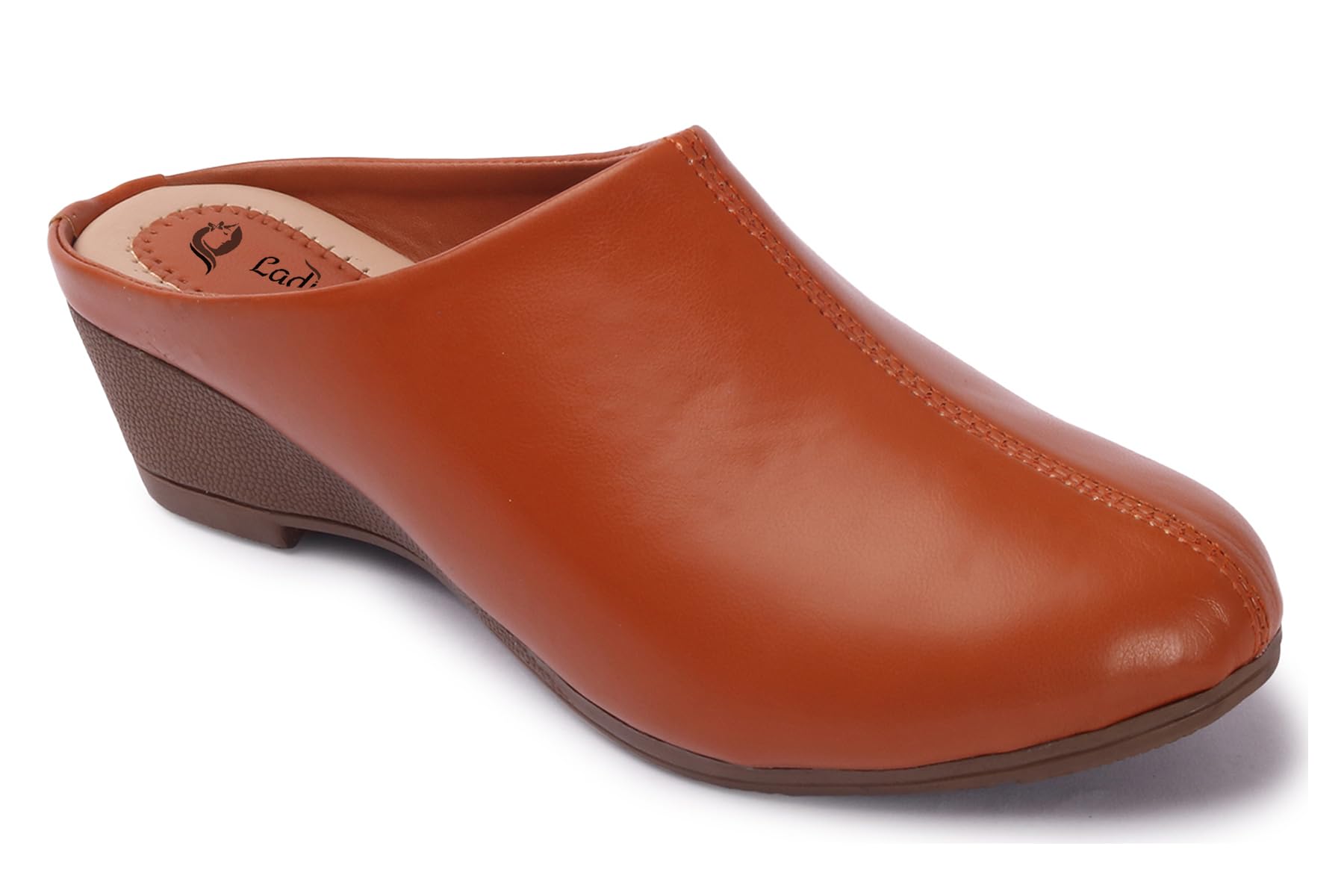 Ladies Hub Comfortable Womens Slip-on Casual Mules & Sandals with Open Back & Half Winter Shoes, Tan - 6UK (B0BNXTCQ3M) Amazon Price History, Amazon Price Tracker