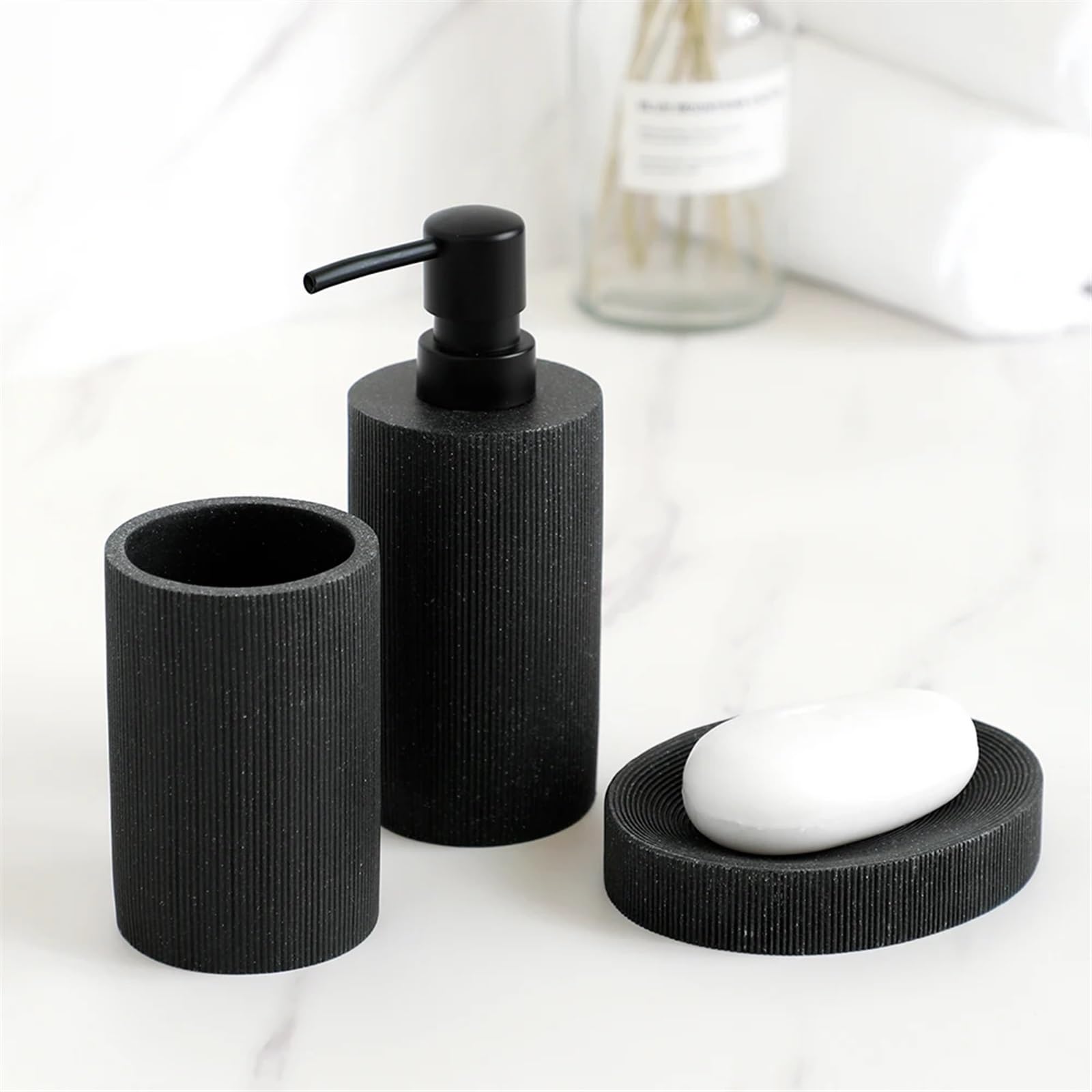 Accesorios De Baño Negros para Hogar