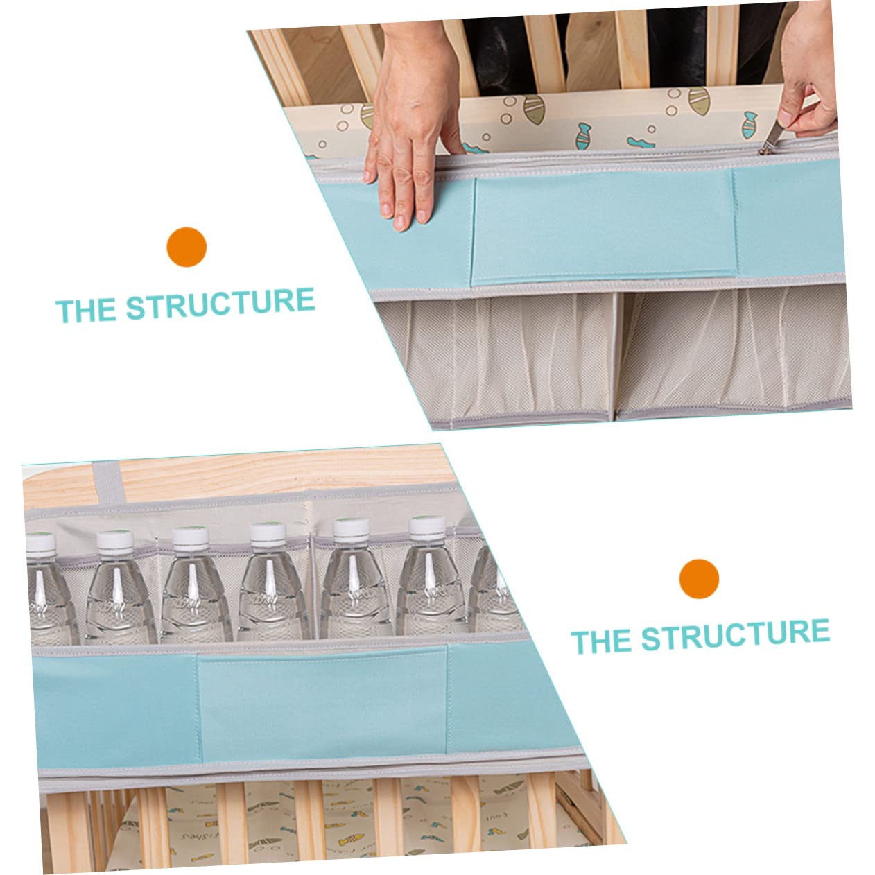 BESTonZON Organisateur De Couches Suspendu Pour De Bébé Accessoire De Table À Langer En Polypropylène Oxford Facile À Utiliser