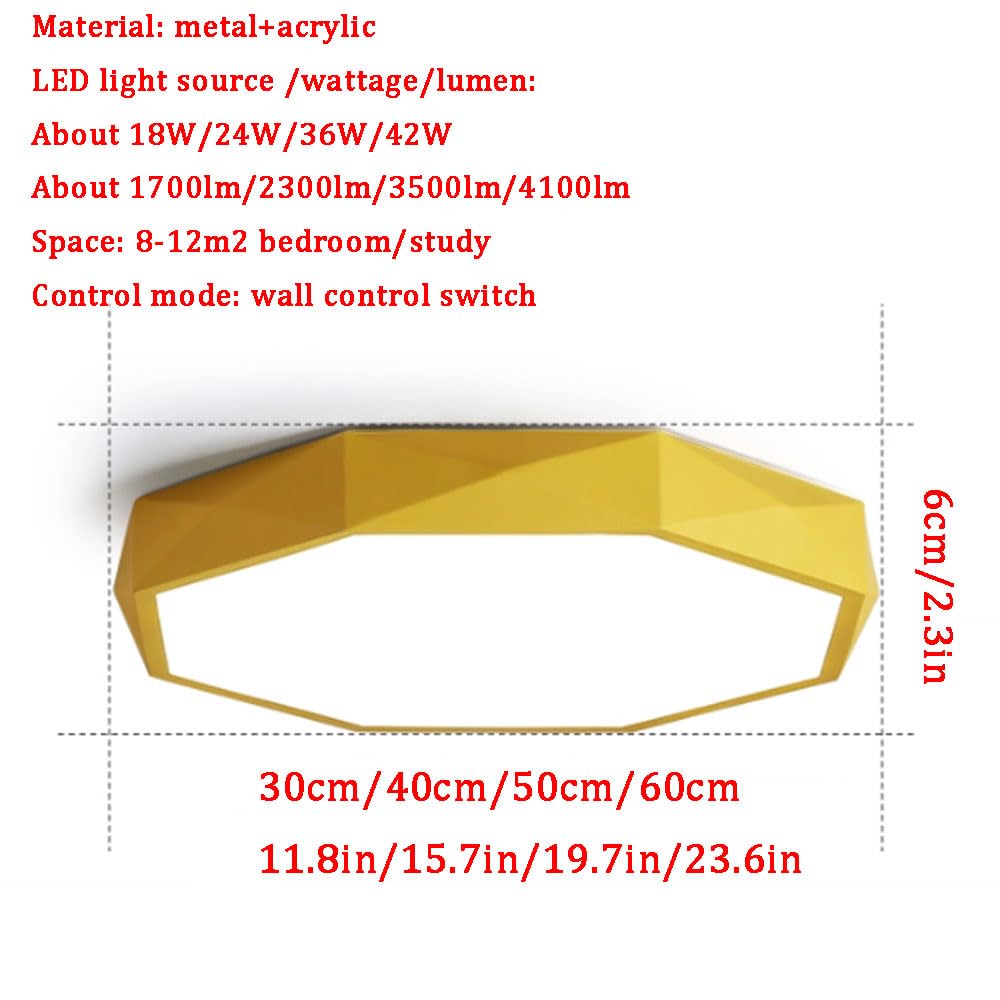 Prosty wielokątny kolorowy okrągły panel sufitowy 2,3-calowy energooszczędny ultra cienki panel sufitowy wpuszczana lampa sufitowa z pilotem sufitowym LED