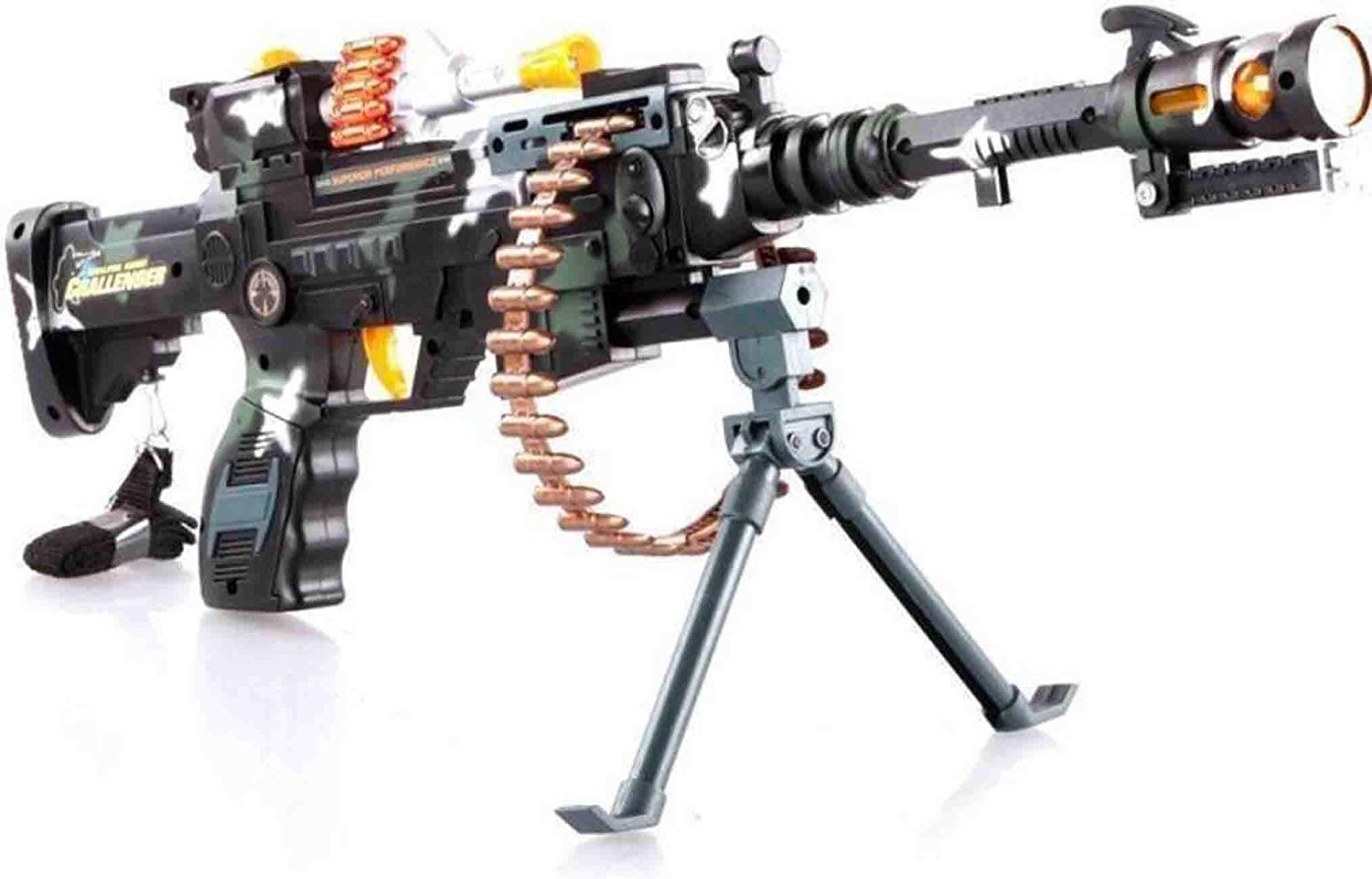 HappyBive Musical Army Style Machine Gun Toys with Music, Lights and Laser Light with Vibration Guns Darts LED Flashing Sound Effects for Kids (B0CH3N47CX) Amazon Price History, Amazon Price Tracker
