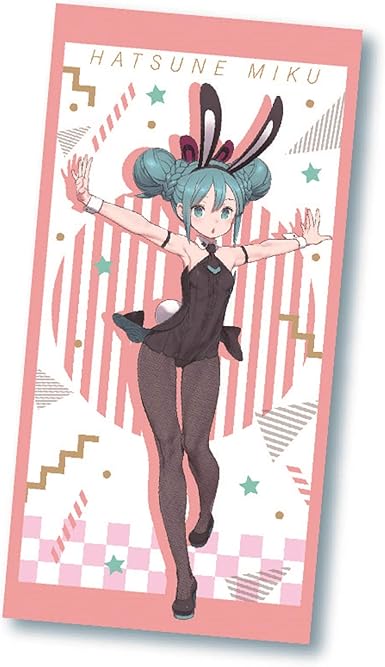Amazon 初音ミク バスタオル Bicute Bunnies Vocaloid 1 60cm アニメ 萌えグッズ 通販