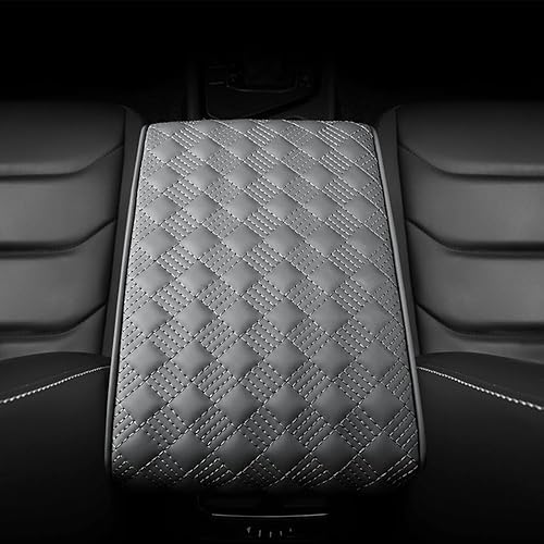 Miniatura 8 de Funda para consola central de automóvil, funda de cuero para reposabrazos para consolas centrales de automóvil con soporte cómodo, funda universal