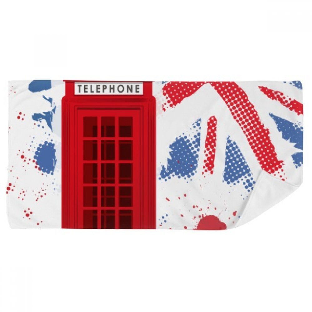 Serviette de bain Londres style British pour le sport et vos séances de fitness