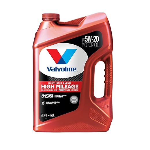 Valvoline High Mileage with MaxLife Technology 5W-20