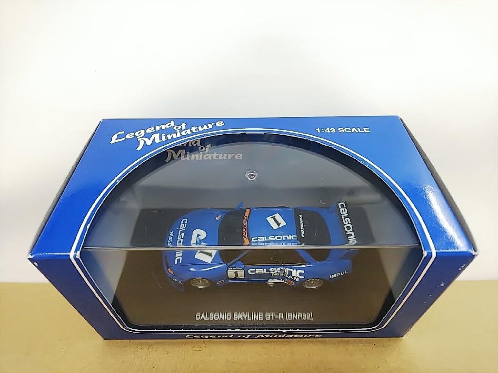 Calsonic skyline GTR ミニカー 1/43 Amazon | エブロ 1/43 CALSONIC SKYLINE GT-R R32 1993 Fuji Mar