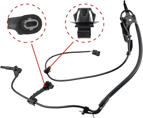 Miniatura 3 de AUTOKAY 89543-06081 Sensor de velocidad de rueda ABS delantero izquierdo para Toyota Avalon Camry 2019-2022