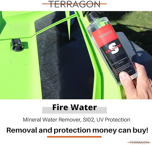Miniatura 2 de Terragon Fire Water es el primer removedor de manchas de agua con infusión SI02, no solo limpia, sino que también protege y deja un brillante brillo