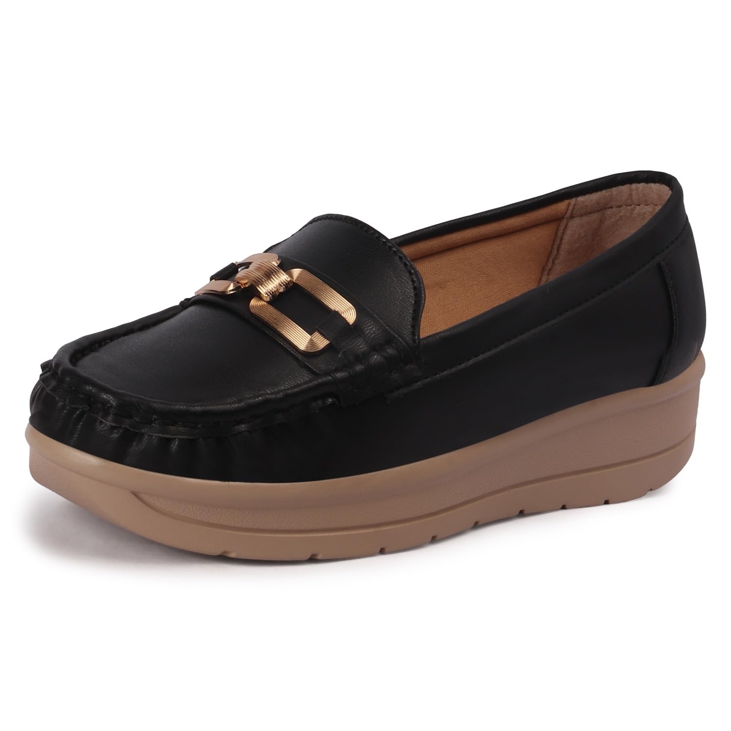 Women’s Comfortable Loafers | Ultra Lightweight I Stylish Slip-On Casual Shoes for Girls| Everyday Mocassins Bellie I for Casual Office Formal Wear LF824-image-32