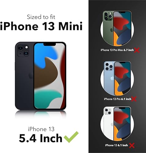 Miniatura 2 de ZAGG InvisibleShield Glass+ Protector de pantalla  Vidrio templado de alta definición hecho para Apple iPhone 13 mini  Protección contra impactos y