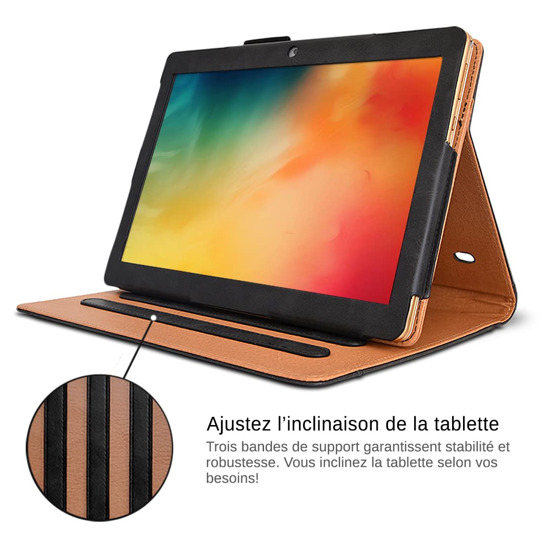 Pack Lexibox LexiTab 10 : Coque Rouge + Verre Trempé + Stylet Kary Lax