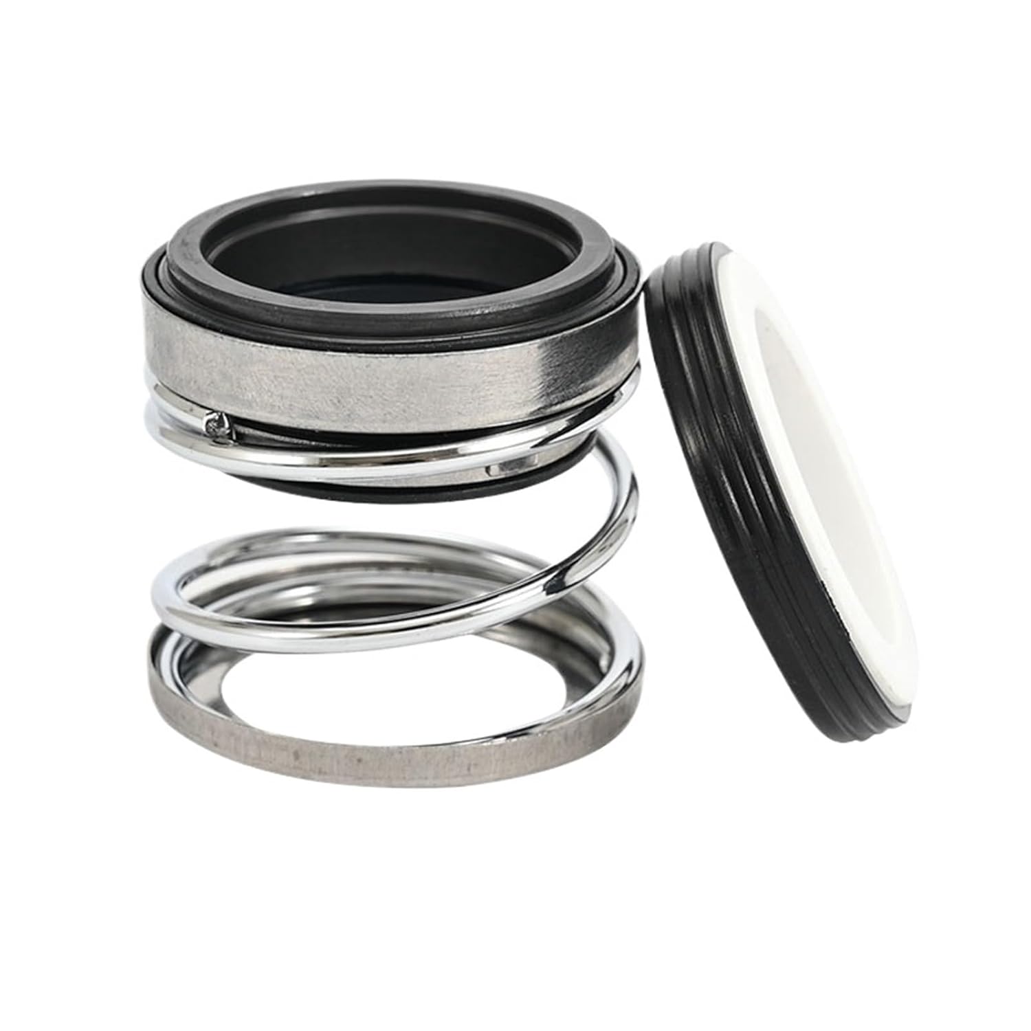 1pcs 8mm 10mm 12mm 14mm 15mm 16mm 17mm 18mm 19mm 20mm 22mm 24mm 25mm 28mm 30mm 108 Series Mechanical Shaft Seal for Inline Water Pump(CE-CA-NBR,25mm)