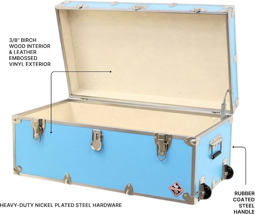 Amazon.com: Rhino Trunk & Case Large Essential Trunk With Wheels