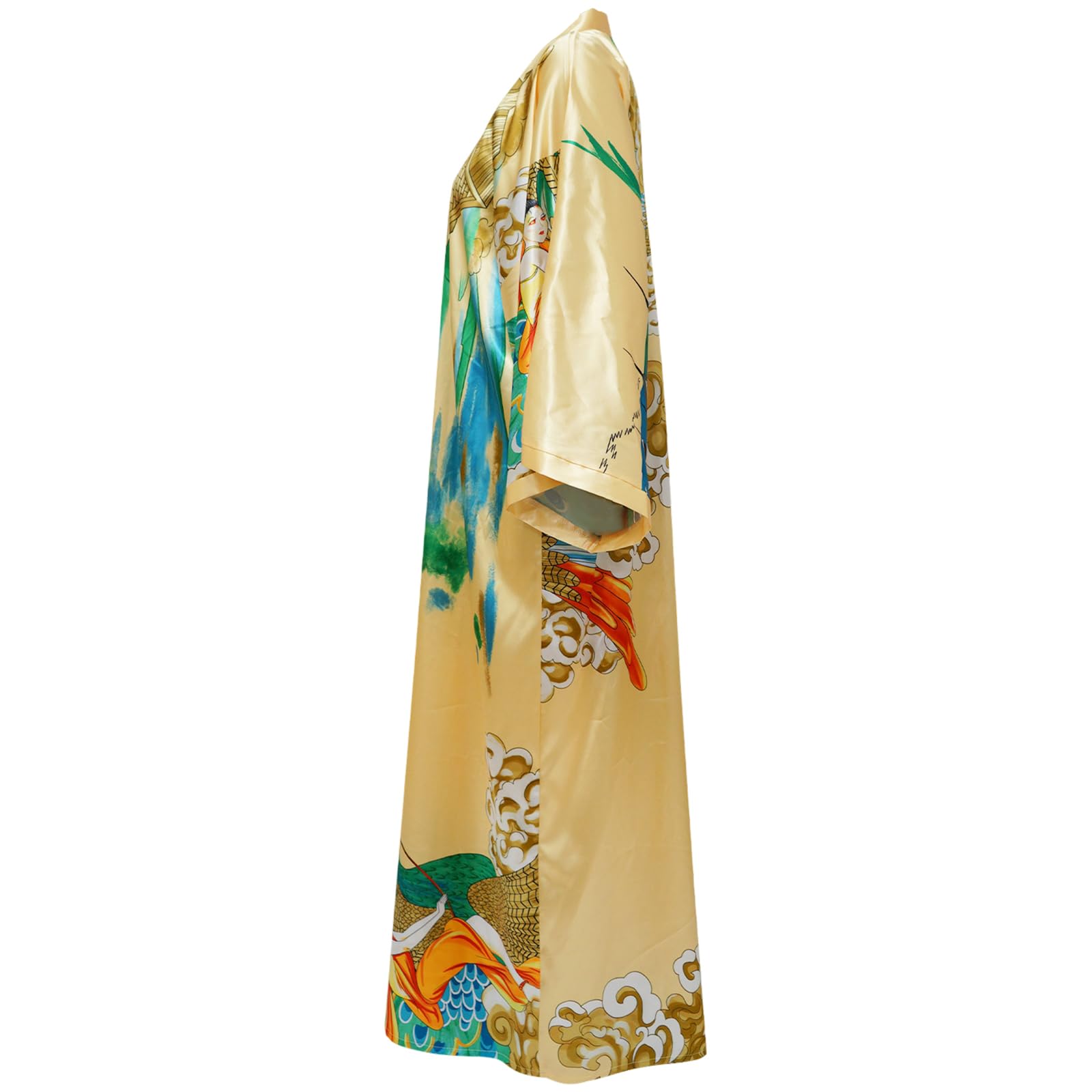 Kimonos para mujer, cárdigan largo hasta el suelo, batas largas, vestido tipo kimono para playa, traje de baño, salida de baño con cinturón