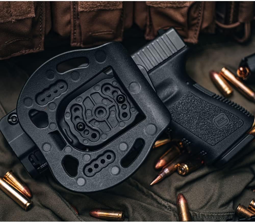 G19 Holster and G19 Magazine Holster OWB IWB for G19 Omitac Holster 9mm Mag Holder (Paddle)