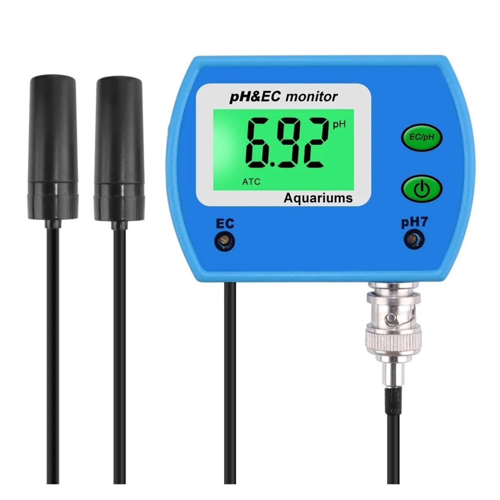Misuratore PH Professionale 2 in 1 EC for Acquario Monitor Multiparametrico Dela qualità Del'acqua PH/EC Online Acidomet Rilevamento Rapido E Preciso