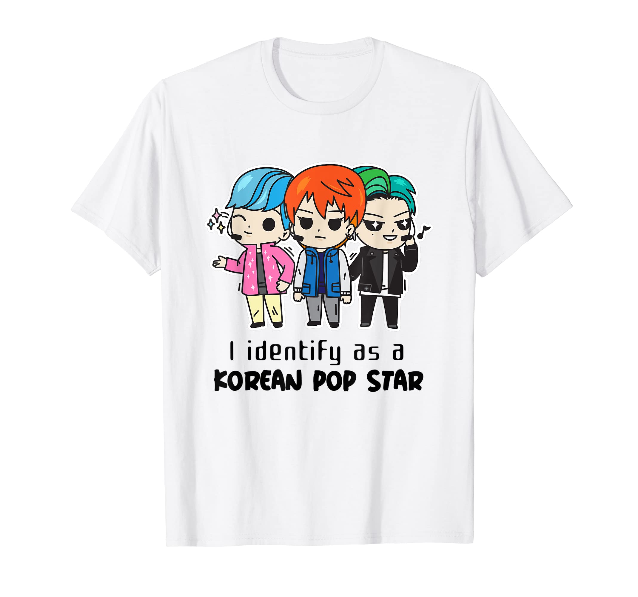 Funny Kawaii K-POP Anime Korean Pop Star shirt teen girls T-Shirt