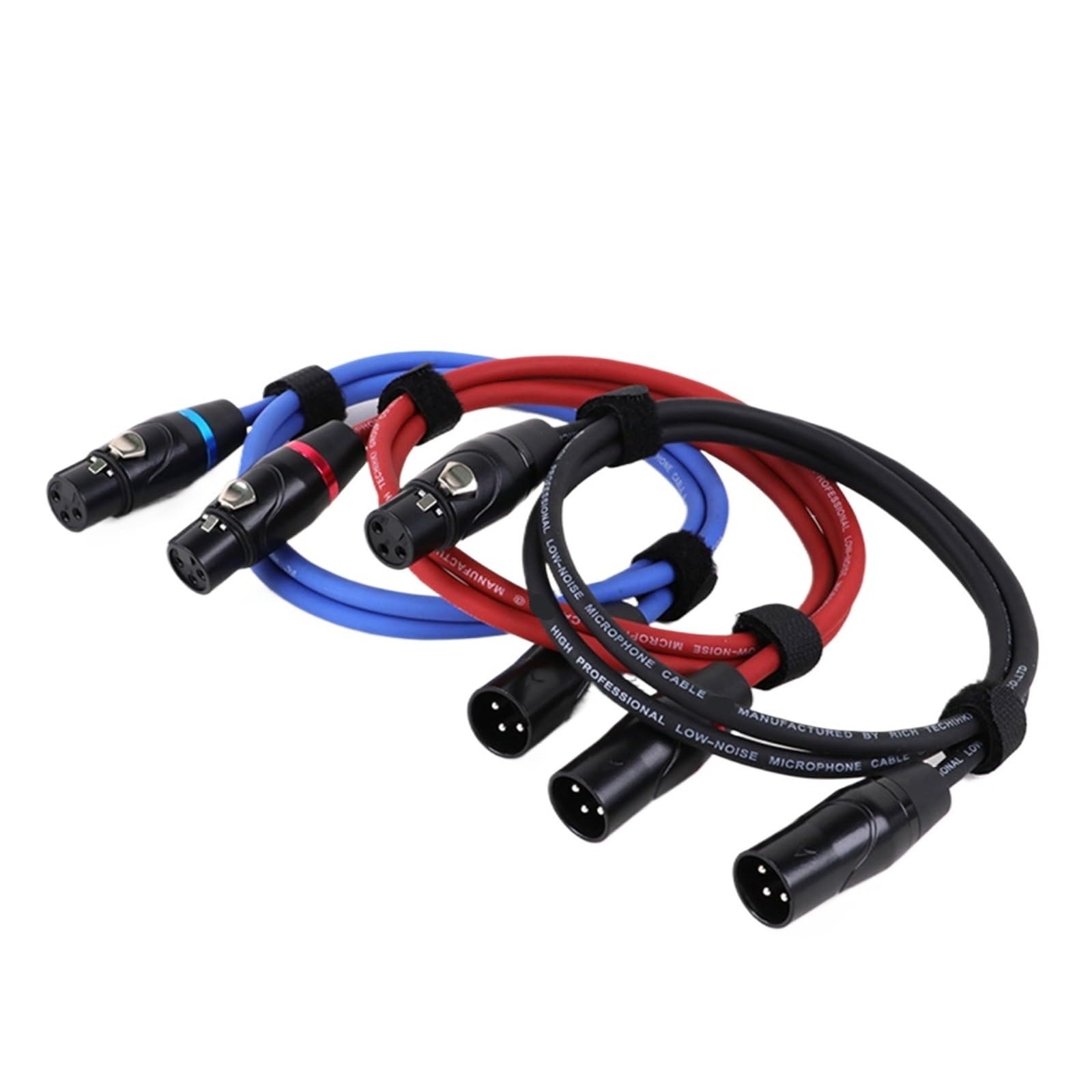 Kabel XLR 3-pinowy męski na żeński ekranowany kabel audio M/F do miksera mikrofonu 0,3 m 1 m 1,5 m 2 m 3 m 5 m 8 m 10 m 15 m (czerwony, 15 m)