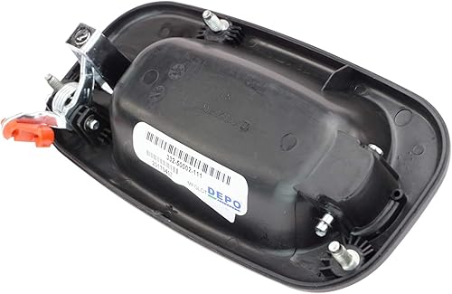 Miniatura 653 de TRQ Manija de puerta exterior delantera izquierda plateada para el lado del conductor compatible con Nissan 370Z 2009-2017