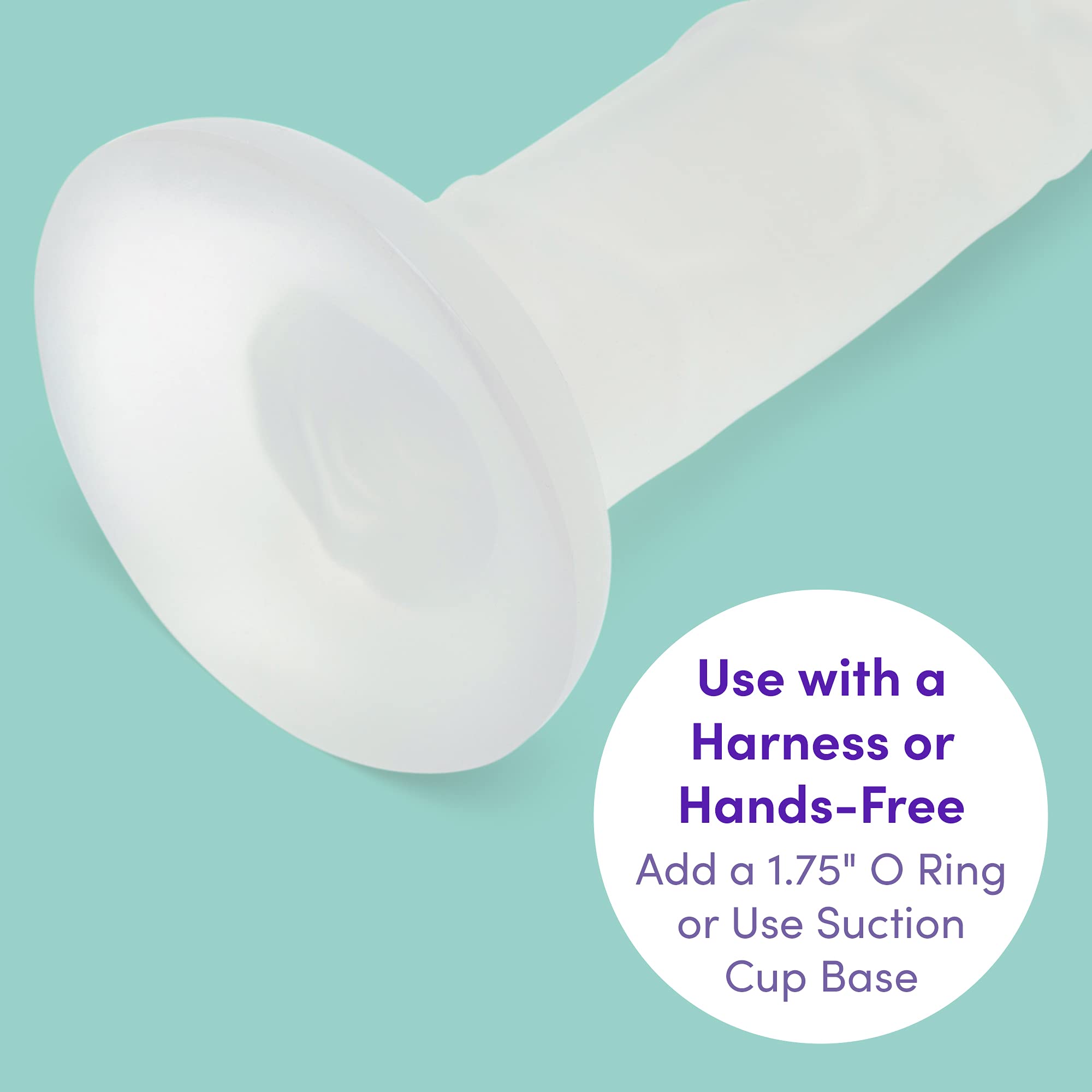 Adrien Lastic Cushioned Core Suction Cup Girthy Silicone Dildo 7 Inch main image 1