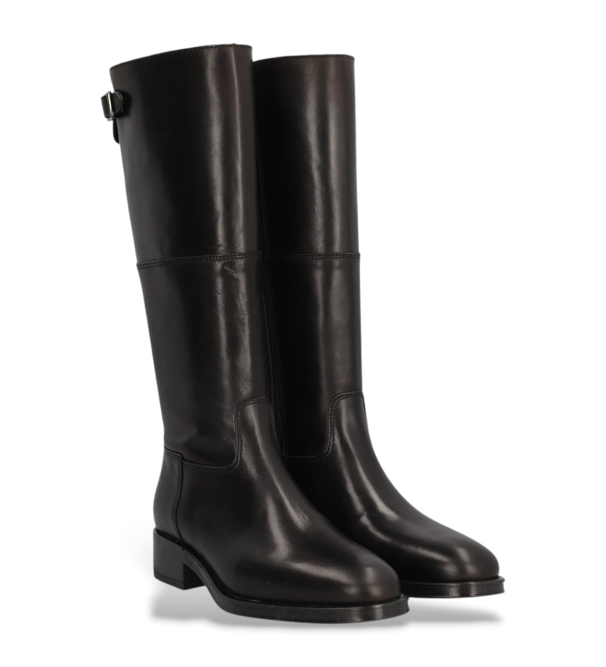 ALPE Botas de Piel Couture Negro