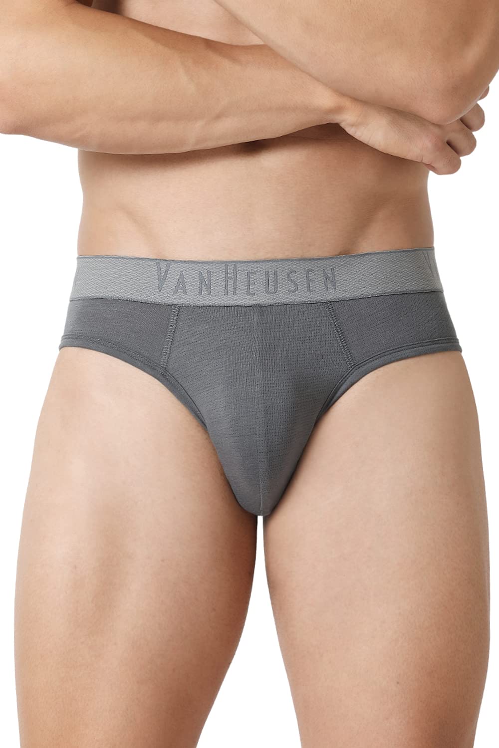 van heusen Men Breathable AIR Series Brief - Cotton Elastane - Colour Fresh, Mesh Stretch, Ultra Soft-picture-46