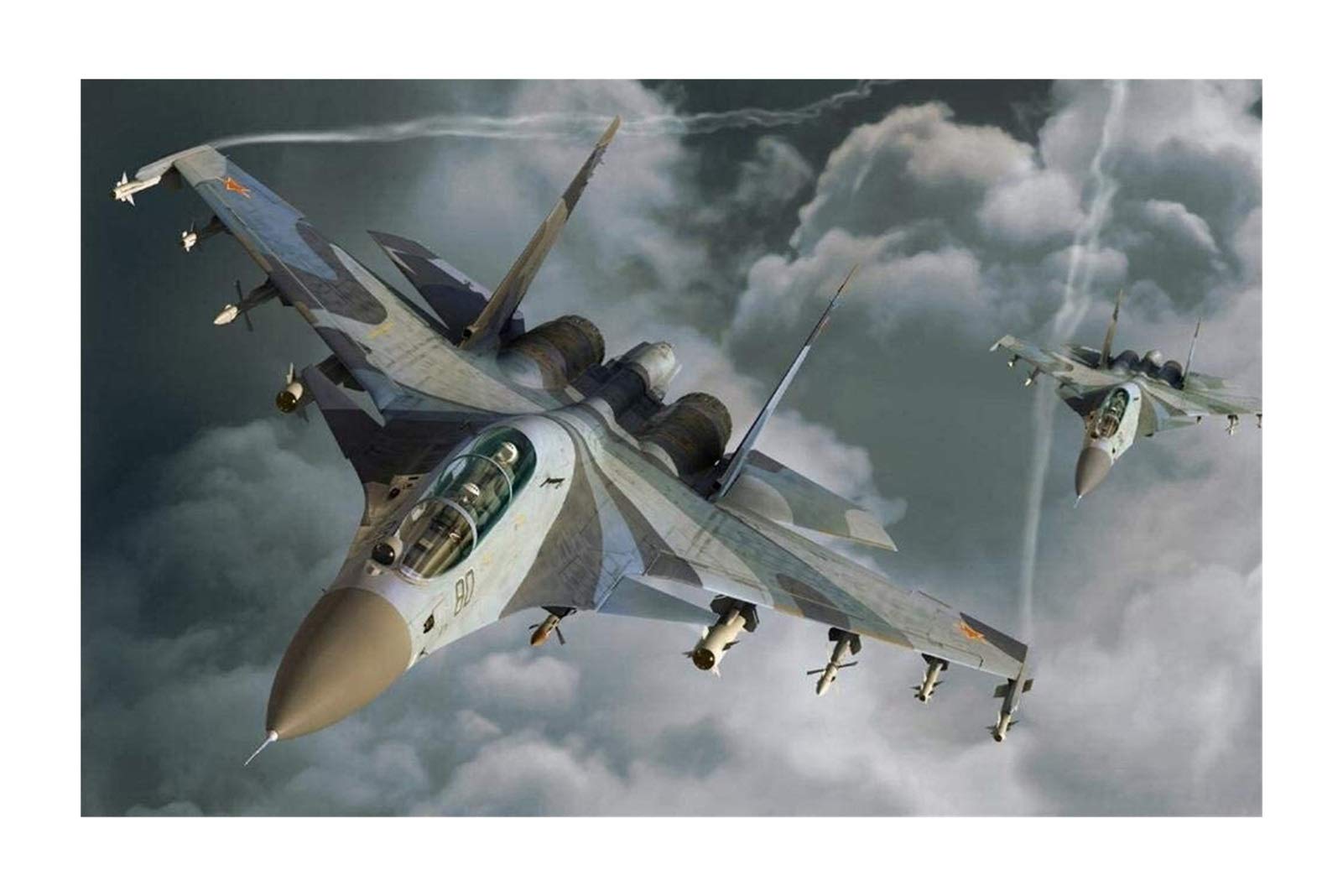 CXFRPU Jigsaw Puzzle Puzzle Puzzle Fighter Jet Adulti Puzzle in legno, per bambini educativi di montaggio giochi giocattoli regalo Home Decor 300/500/1000/1500 pezzi (taglia : 1000P)