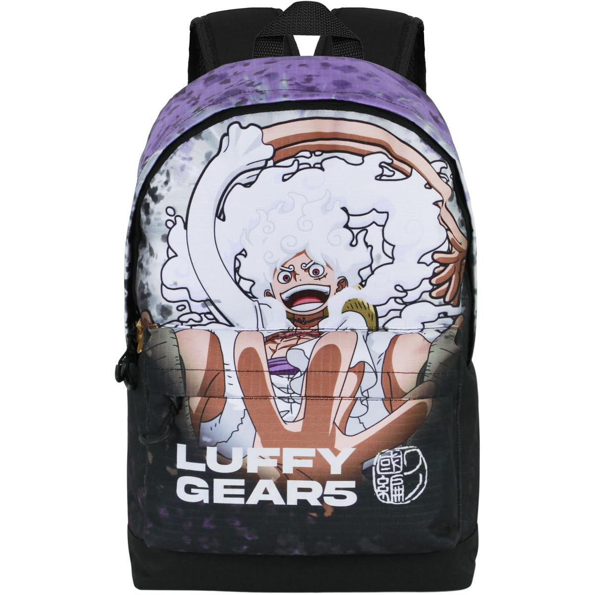 One Piece Luffy Gear 5-Zaino HS FAN 2.2, Lilla, 31 x 44 cm, Capacità 24 L