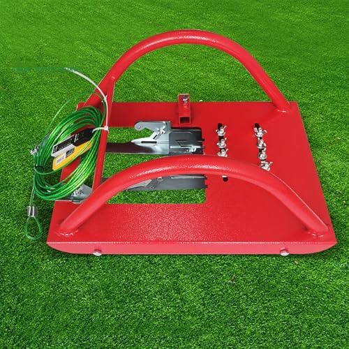 Professional Artificial Grass Cutter with Replaceable Double Edge Blade, Adjustable Width for Smooth 360° Cutting on Sports Courts