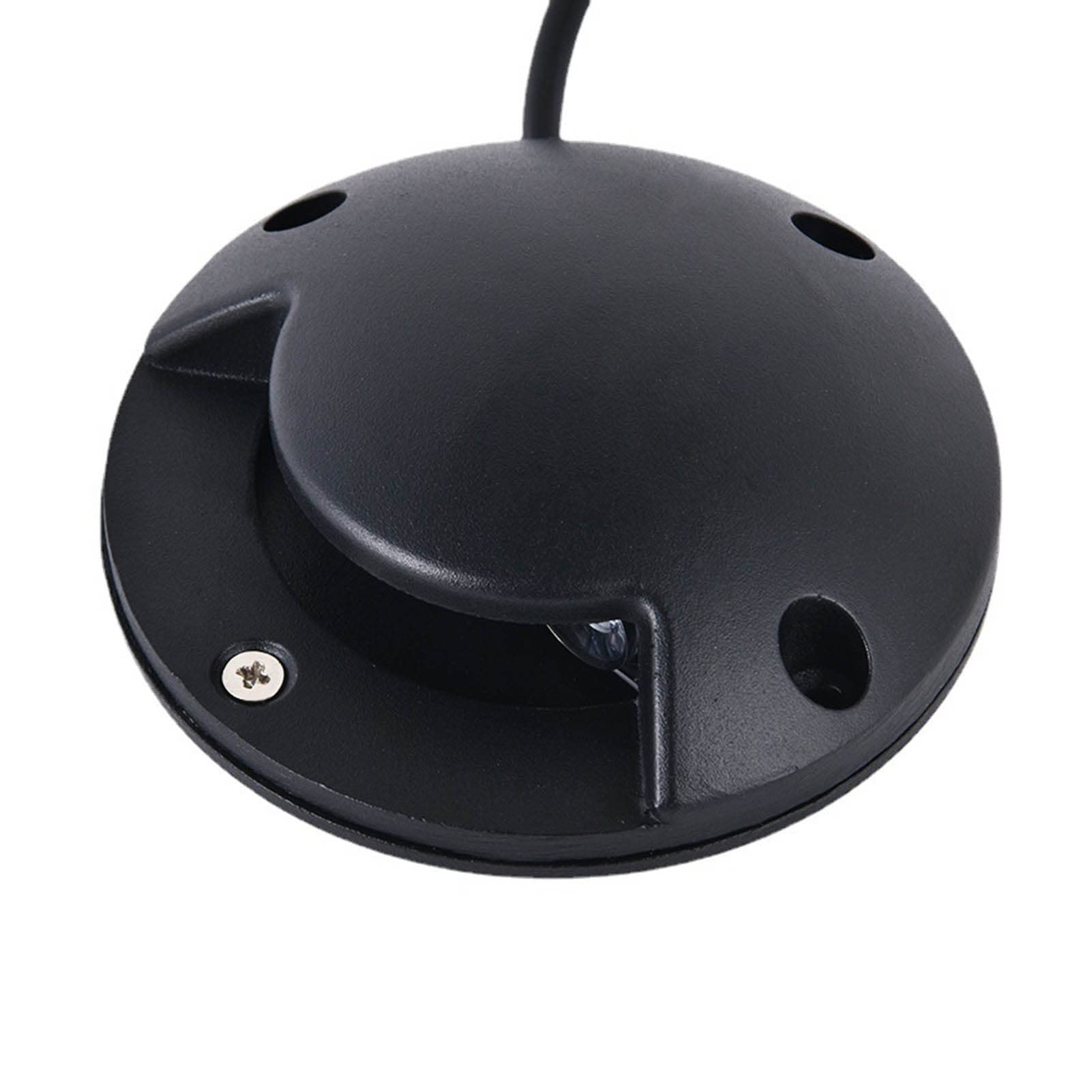 Showerring Blue Led Recessed Ground Lights 1 Side Light Transmission Outdoor Buried Lights Low Voltage Inground Light Ip67 Waterproof Decking Light For Walkover Drive Pathways Round Landscape Lamp