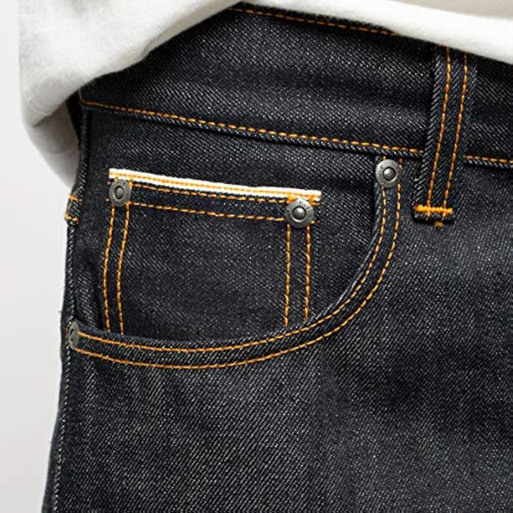 Amazon | [ヌーディージーンズ] GRIM TIM 「DRY SELVAGE」 W32