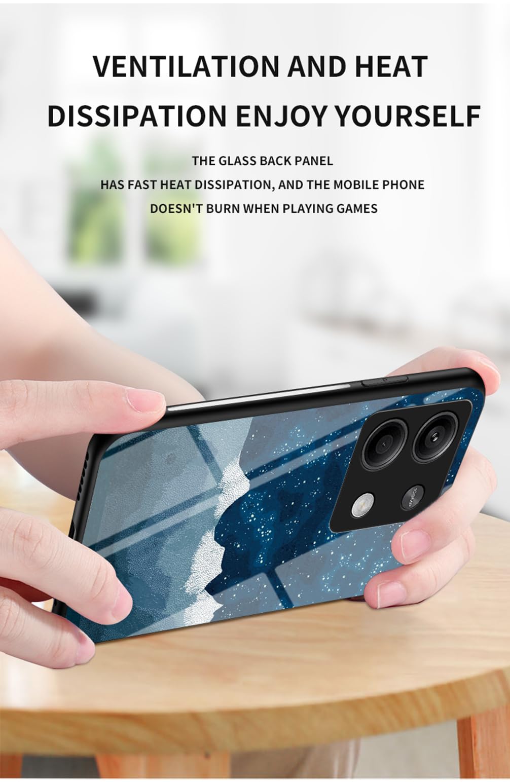 BRAND SET Custodia per Xiaomi Redmi Note 7 Antiurto Cielo Stellato
