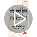 Image of LUXU Premium Whiskey Glasses Set of 6 - 11 Fluid Ounces Old Fashioned Scotch Glasses for Bourbon, Rum - Clear Bar Glassware for Scotch Lovers