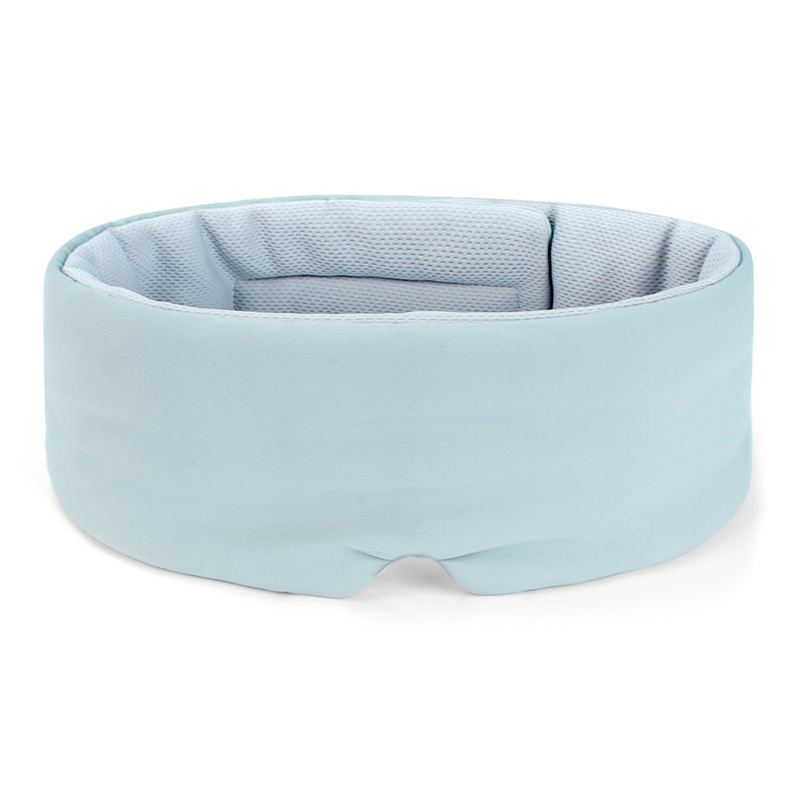 Antifaz para Dormir Seda de Hielo 100% Transpirable, Para Hombres y Mujeres - Perfect for Dreaming, Yoga, Quick Naps & Traveling (Azul)
