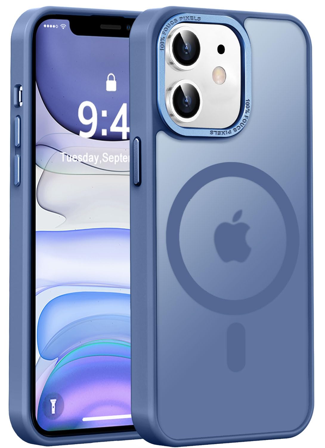 Newfuture Strong Magnetic Compatible with iPhone 17 Pro Case [13 FT Military Drop Protection] [Compatible with Magsafe] Slim Translucent Matte Shockproof with Anti-Fingerprint Phone Case, Tender Pink — view 208