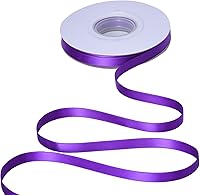 Vista 106 de YAMA Cinta de satén de doble cara, 7/8 pulgadas, 25 yardas para envolver regalos, color rosa