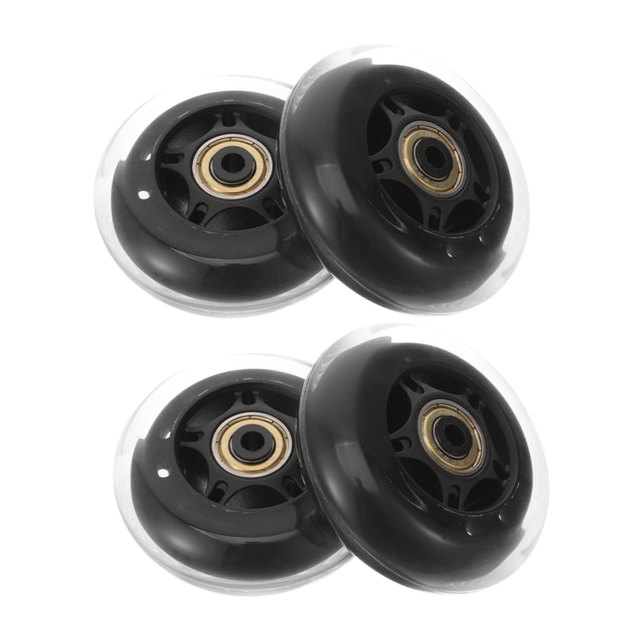 BESTonZON 4Pcs Silent Wheels for Furniture and Roller Skates Durable Replacement Luggage Wheels for Smooth Quiet Movement Easy Installation Protects Floors From Scratches