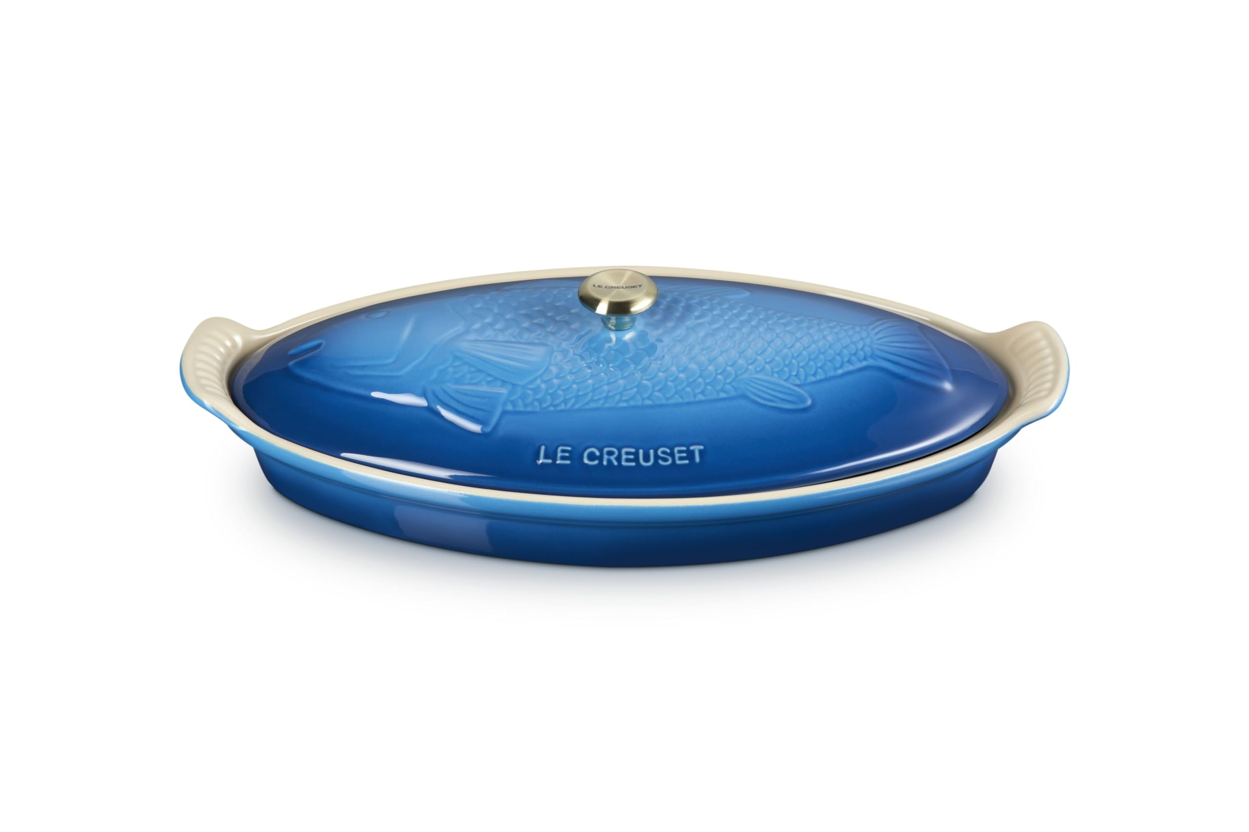 Amazon | Le Creuset ヘリテージ ストーンウェア オーバルフィッシュ