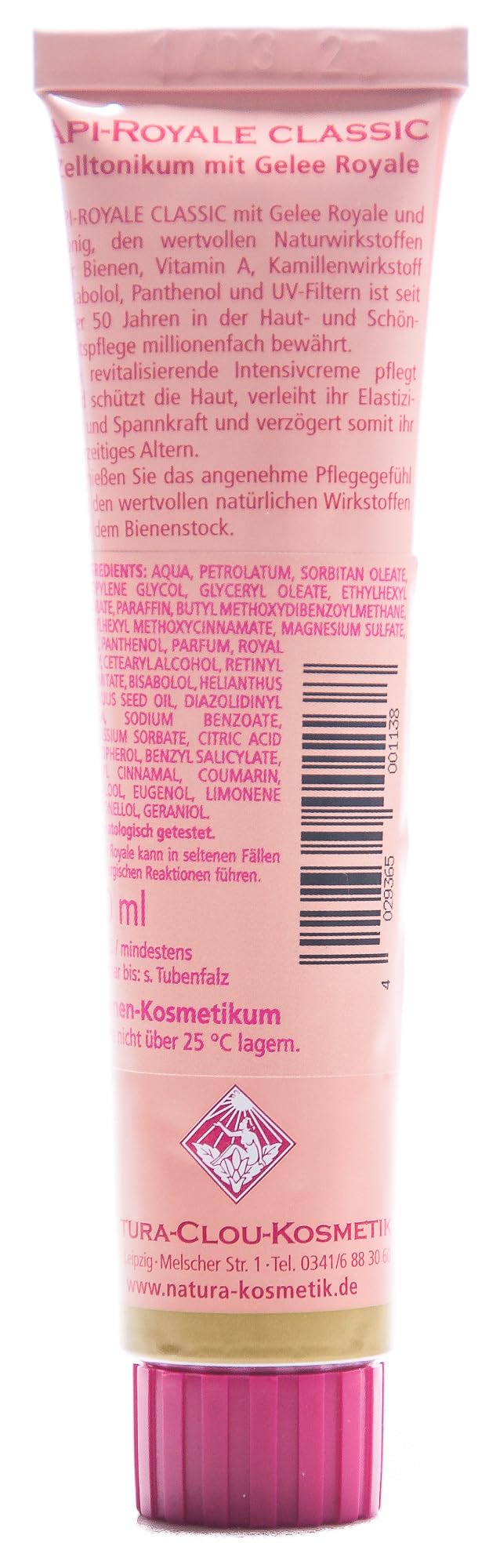 Natura Clou Natura Clou Cosmetic Api Bee Cosmetics Classic Intensive Gesichtspflege, 12 Tuben x 50 ml