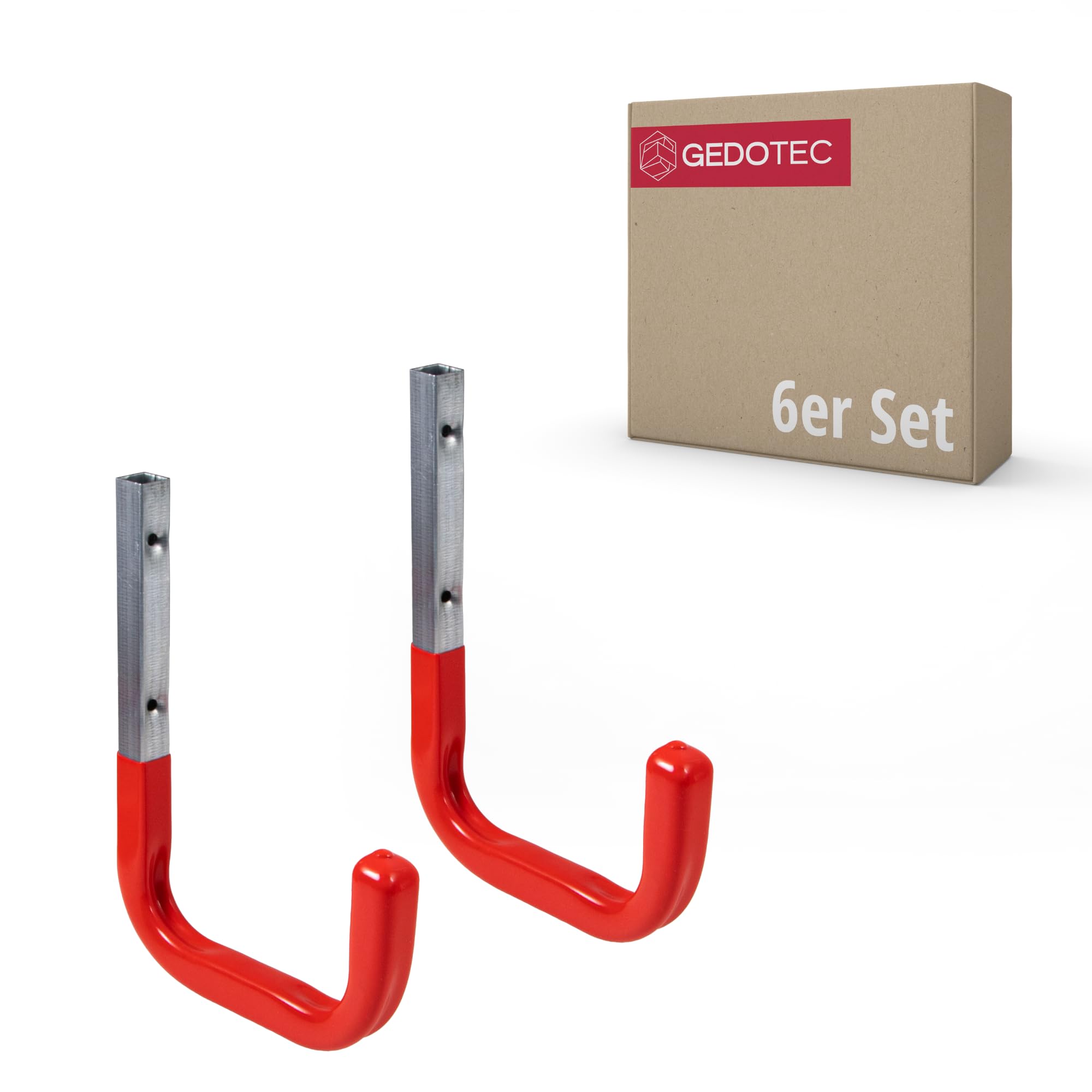 Ganci Da Parete In Acciaio Gedotec - 4 Pezzi, Portata 30kg, Per Casa E Garage - Foto 7