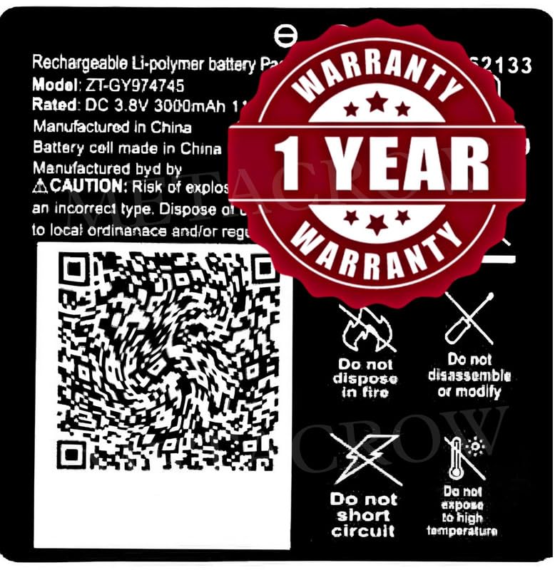 Image of Original ZT-GY974745 Battery Compatible for JioFi JMR815, JMR1040 Battery - (3000mAh) - 1 Year Warranty CD6