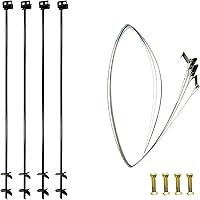 Vista 6 de Tie Down Kit de anclaje de doble cabeza de 30 pulg. x 3/4 pulg. con correas y pernos (paquete de 4)