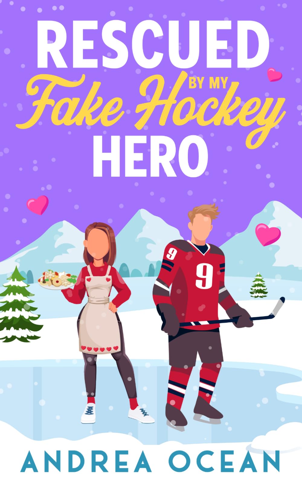 Rescued by My Fake Hockey Hero: A Sweet Small Town Romantic Comedy (Carter Brothers, Cape Haven Romcoms)