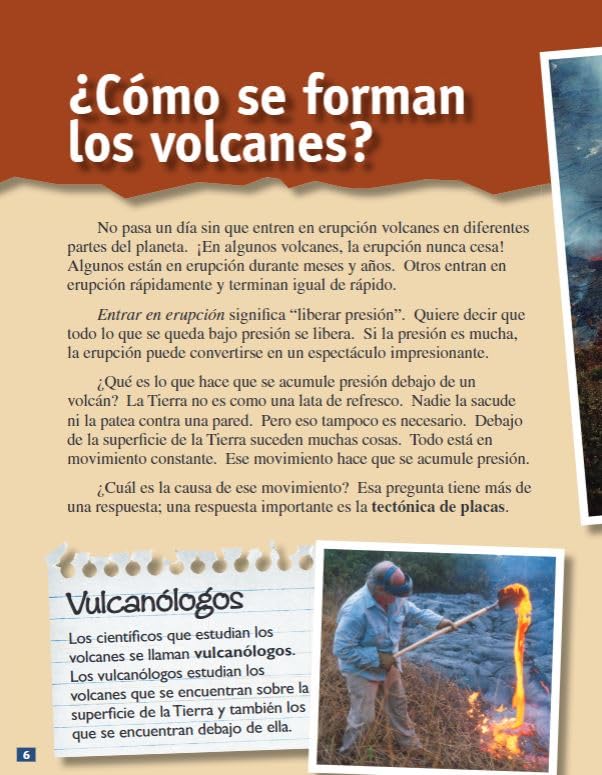 Los volcanes (Volcanoes) (Spanish Version) (Science Readers: A Closer Look) (Spanish Edition) - Image 6